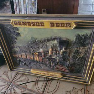Genesse Beer The Express Train Bar lighted sign